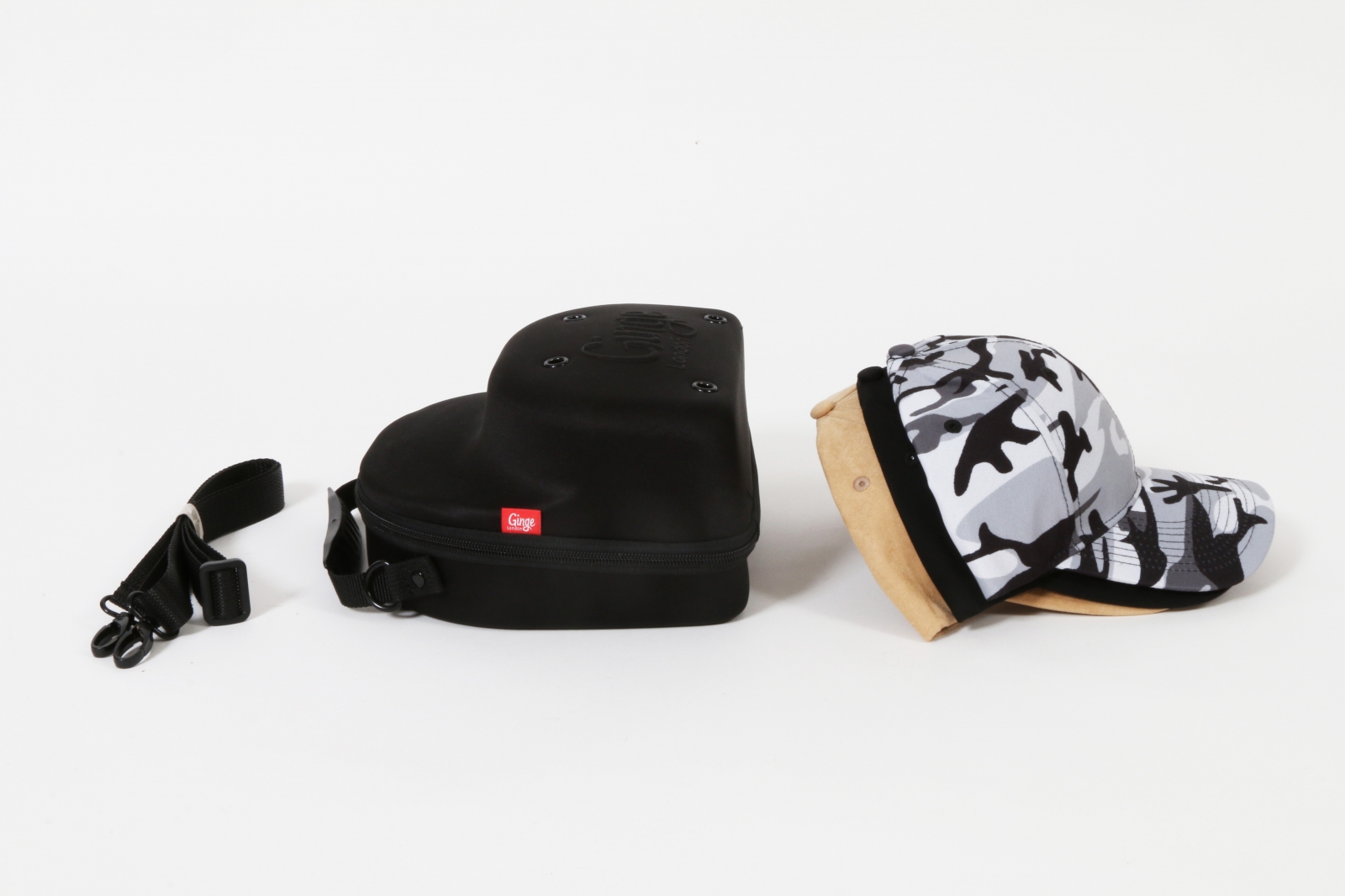 Cap Carry Case With All 3 Baseball Caps Accessories