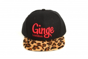 Ginge London Classic Black with Leopard print