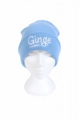Ginge London Baby Blue Beanie