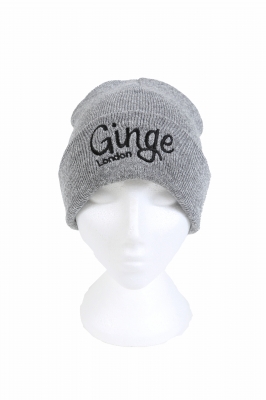 Ginge London Grey Beanie