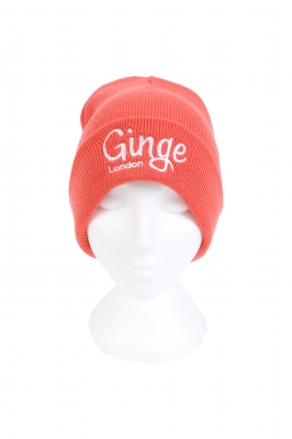 Ginge London Exclusive Coral Beanie