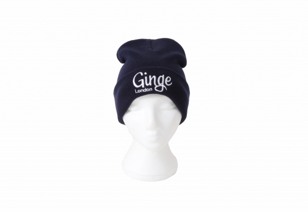 Ginge London Navy Beanie
