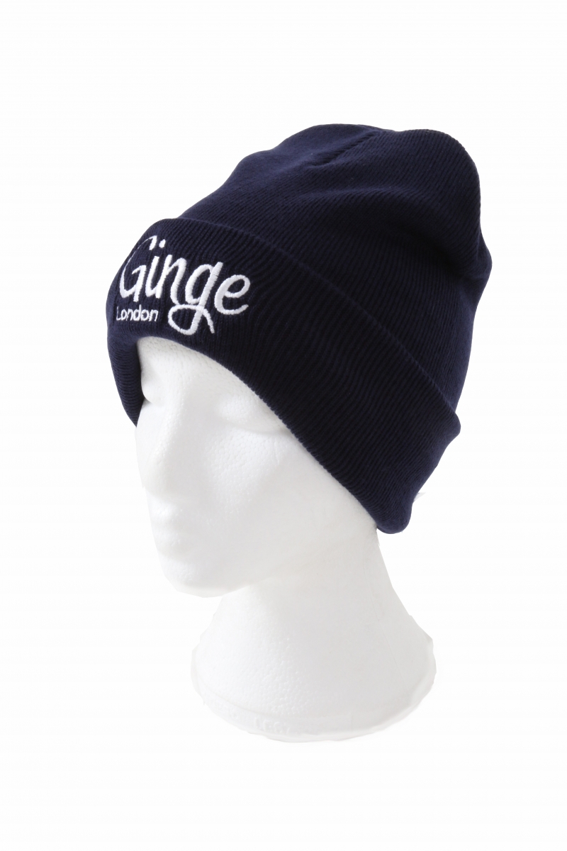 Ginge London Navy Beanie Beanies